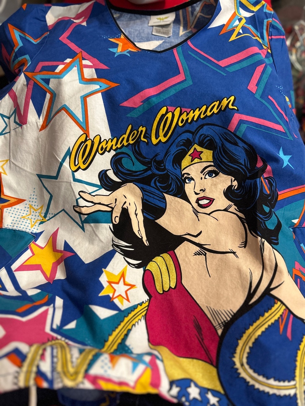 Wonder Woman V-Neck scrub top